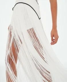 Emeral Fringes Dress