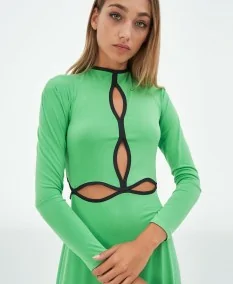 Citrina Green Dress