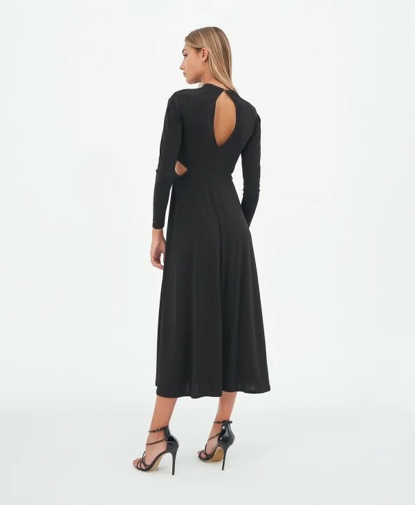 Mugler H&M Wool Mini Dress Black - SS23 - US