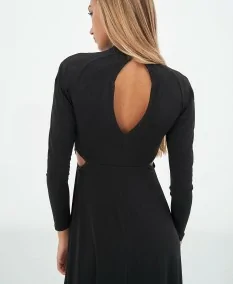 Citrina Black Dress