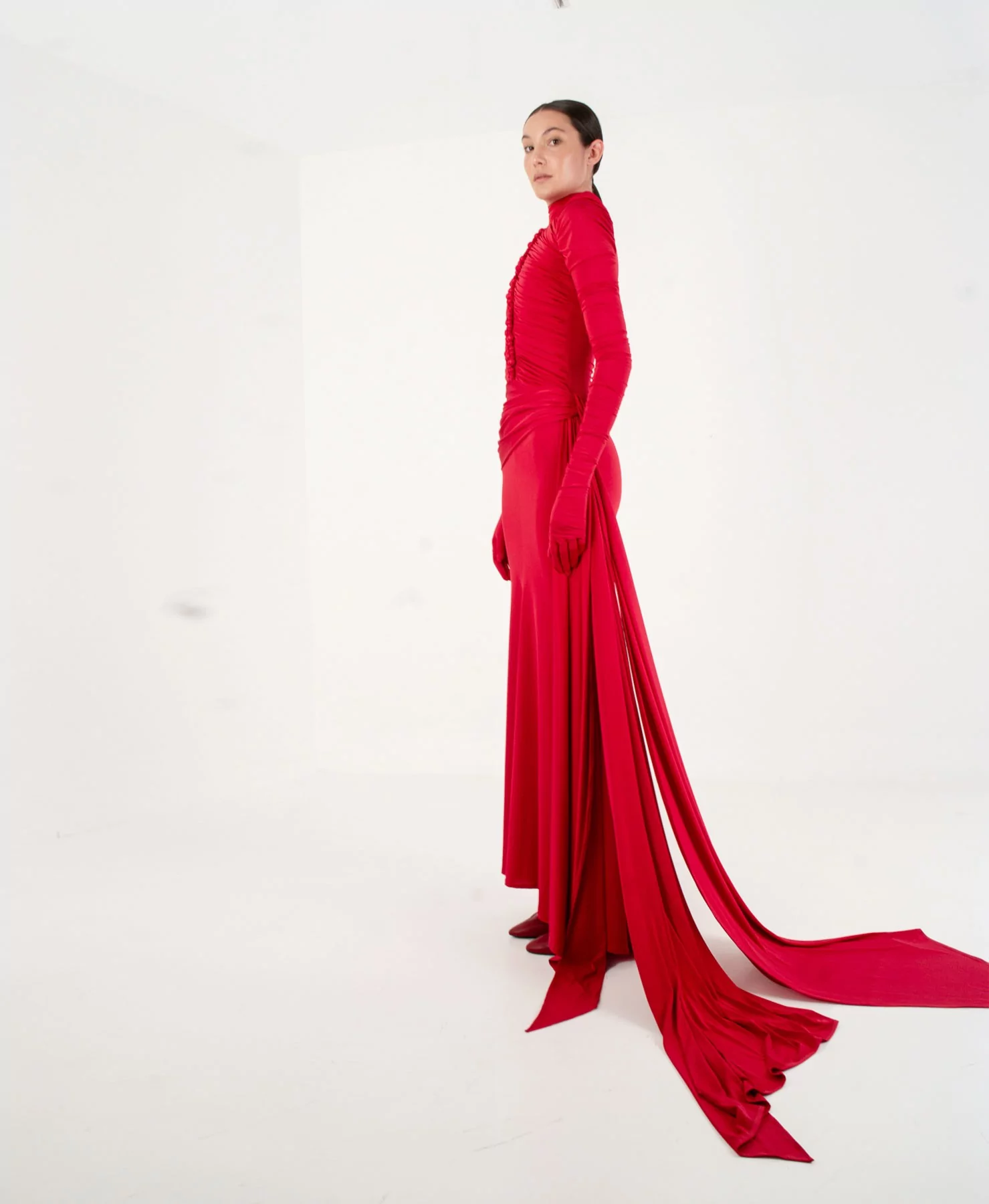 Gala Red Gown