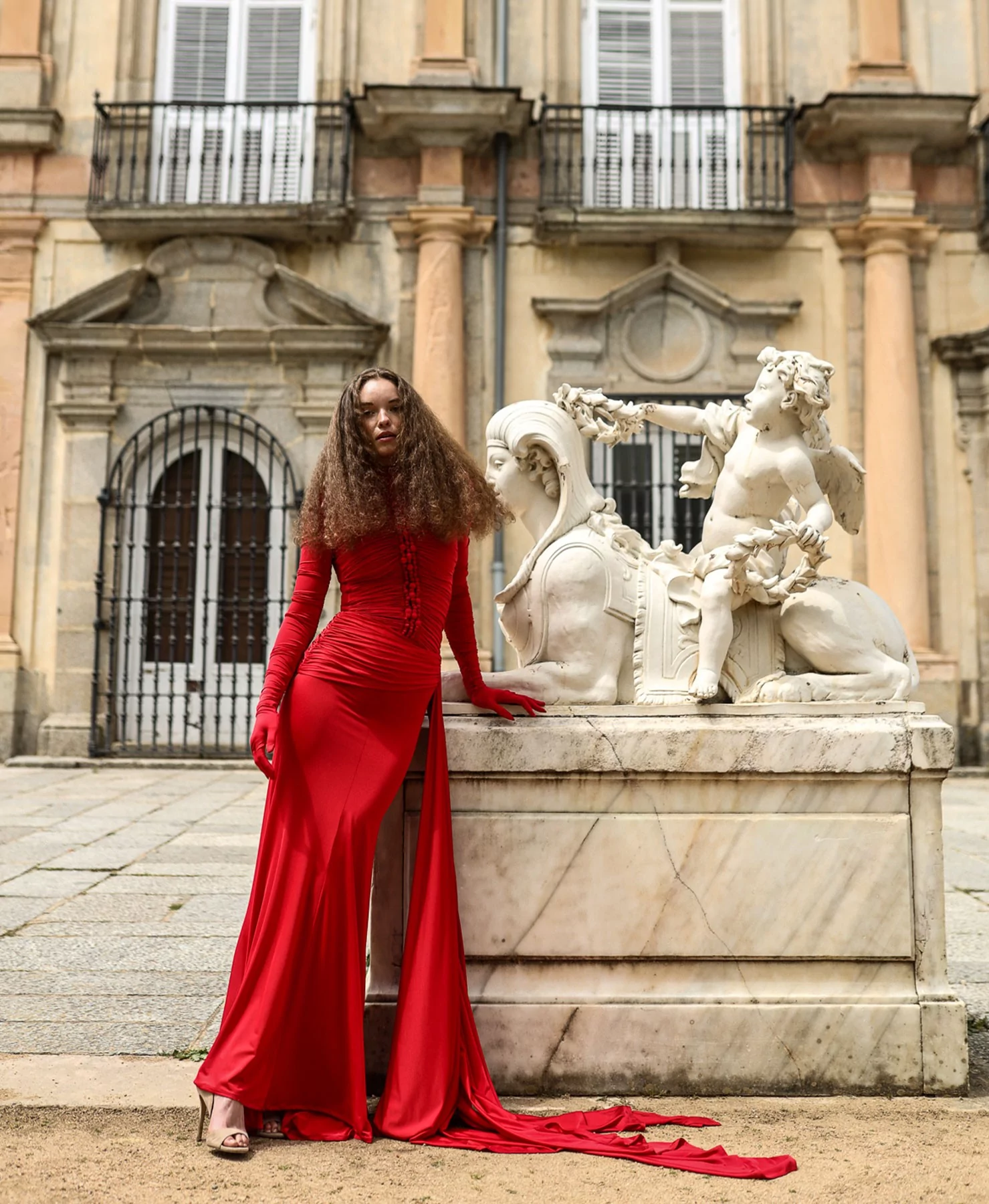 Gala Red Gown