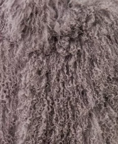 texture of the Women's Grey fur coat