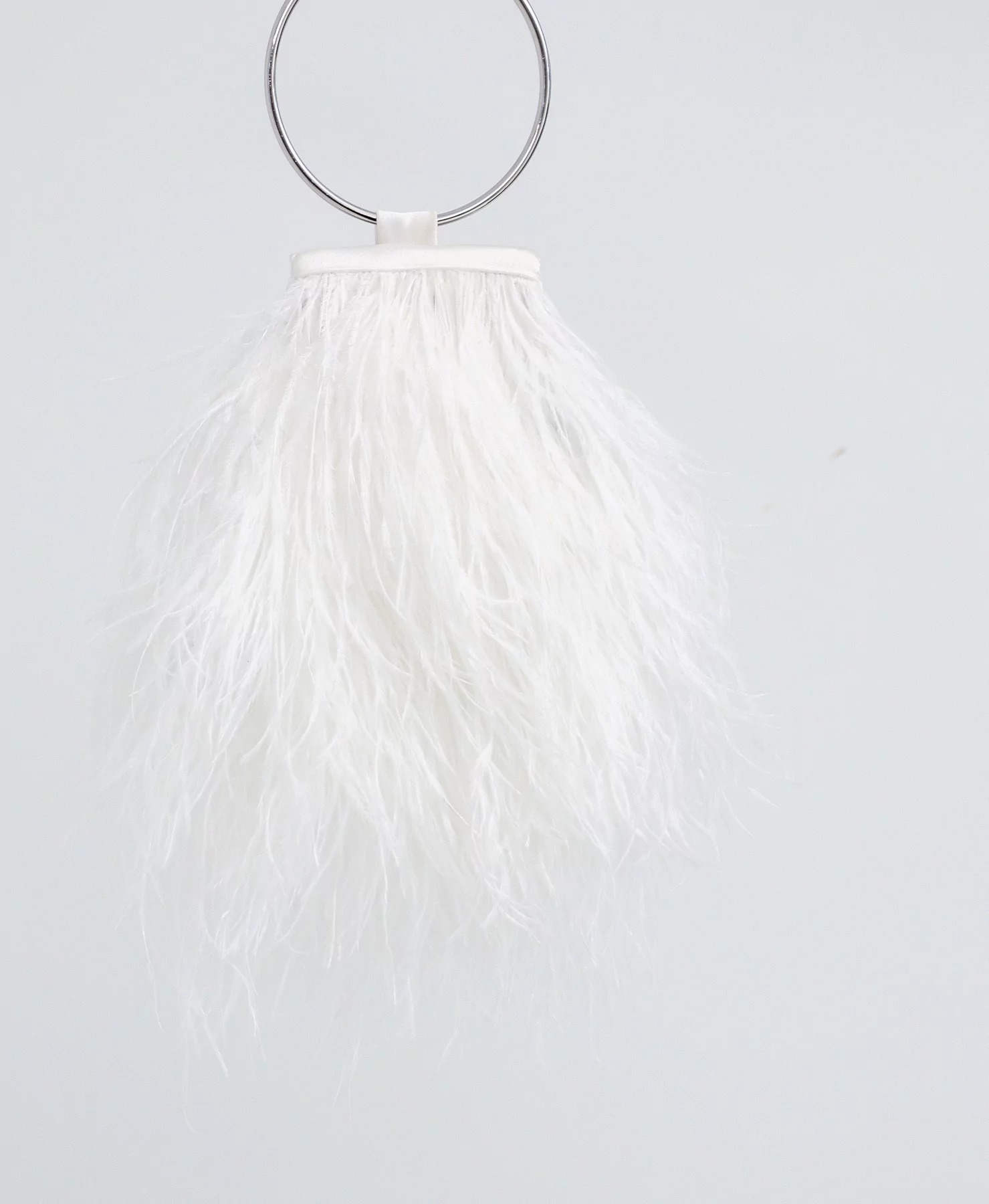 Party bag with feathers