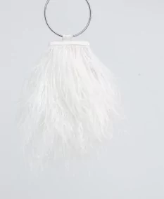 Party bag with feathers