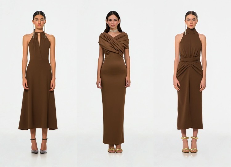 Brown Dress: The Trend That Triumphs This Season