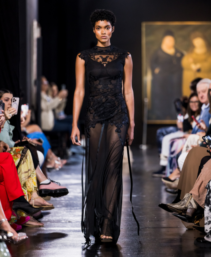 Vestido negro Miami Fashion Week