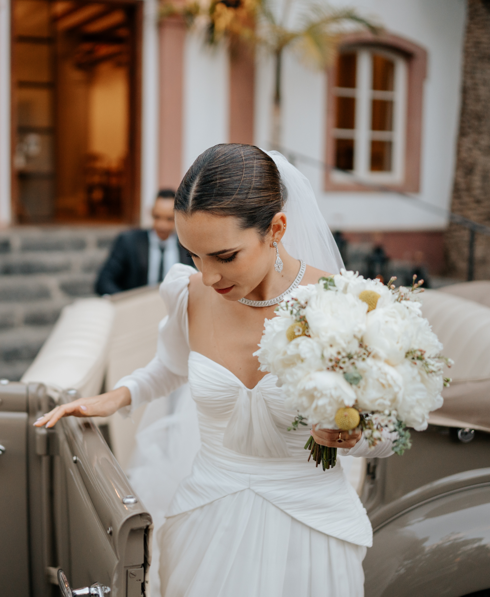 vestido de novia escote corazon